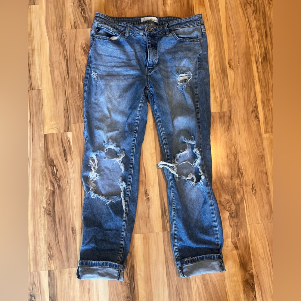 KanCan Distressed Blue Jeans
